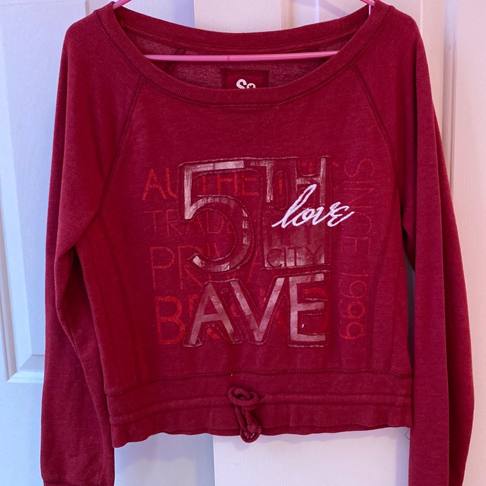 Pullover Juniors crew neck sweatshirt